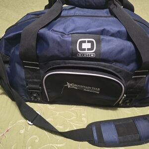 OGIO Navy and Black Duffel Bag